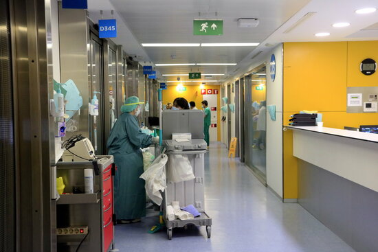 The ICU at Barcelona's Vall d'Hebron hospital (by Laura Fíguls)